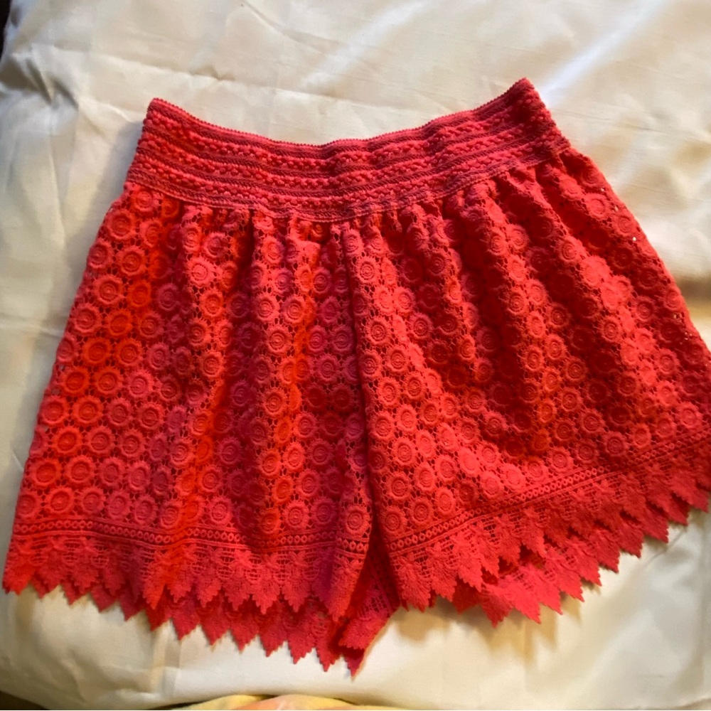 NWT Boutique Crocheted Shorts - Fully Lined